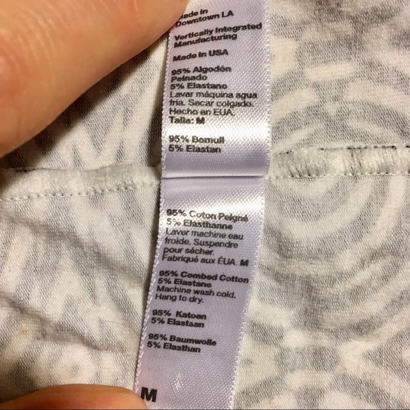 American Apparel Optical Pattern Bodycon Dress - Picture 8 of 8